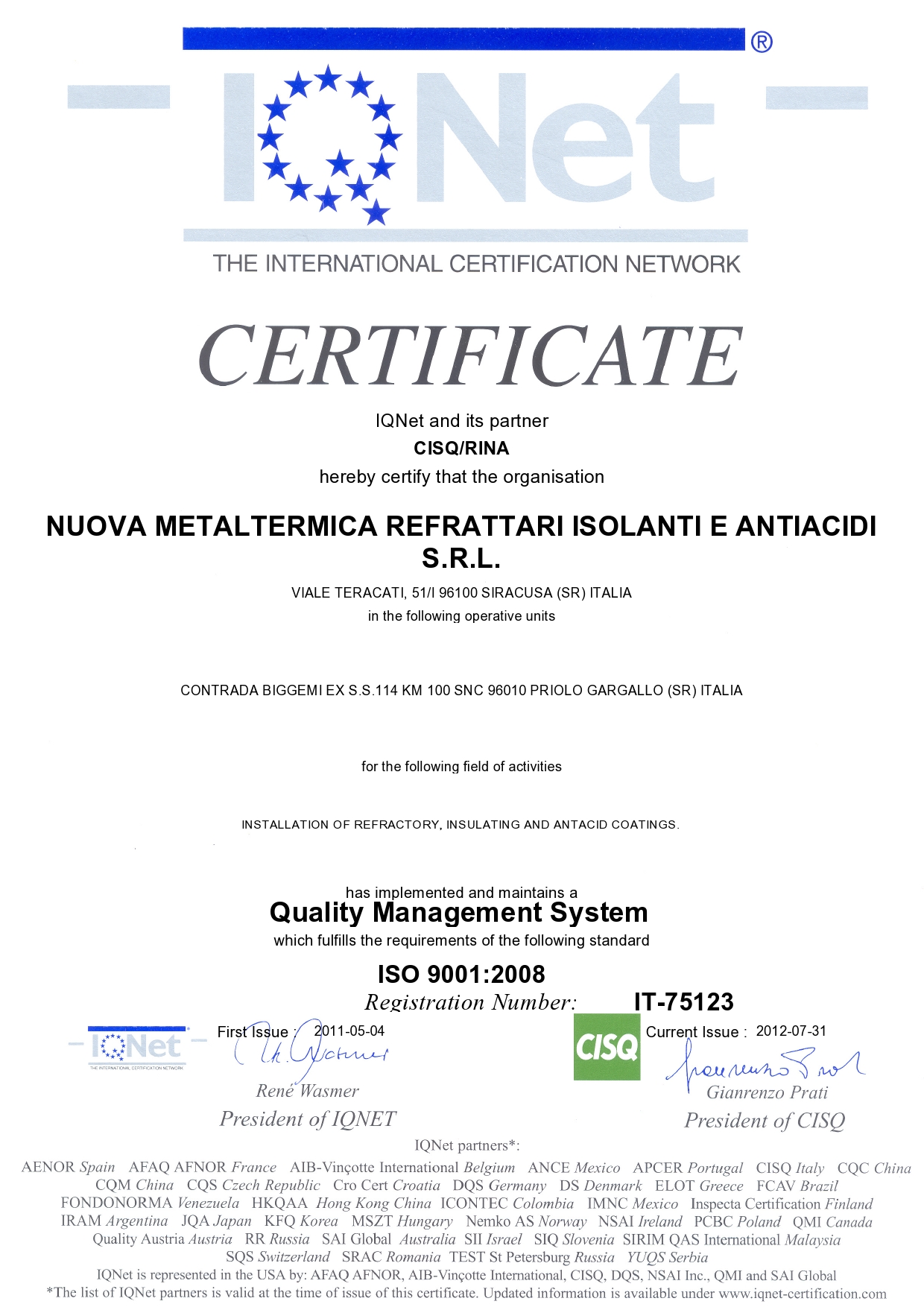 certificazione